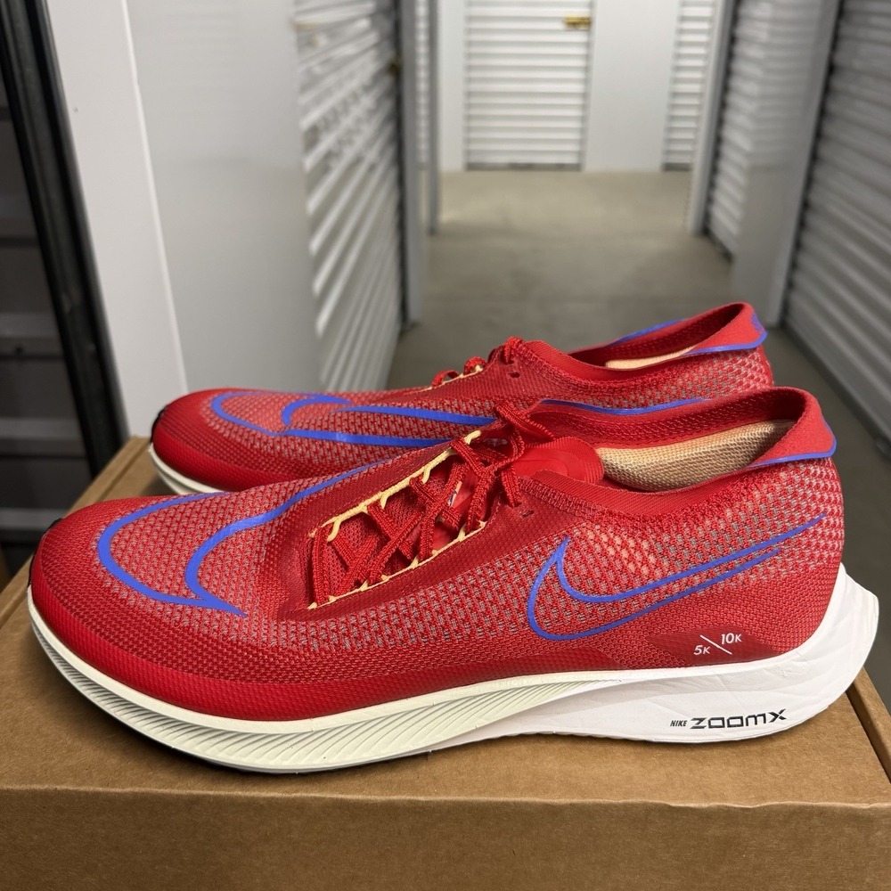 Nike Zoomx StreakFly University Red-White Blue Joy Mens Size 11.5 DJ6566-601